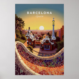 Barcelona Spain Poster