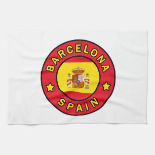 Barcelona Spanien Geschirrtuch