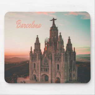 Barcelona Spanien Kirche Mousepad