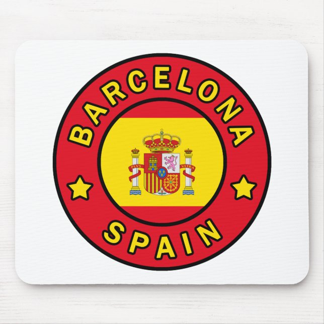 Barcelona Spanien Mousepad (Vorne)