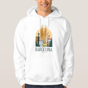 Barcelona Spanien Niedliches spanisches Reisegesch Hoodie