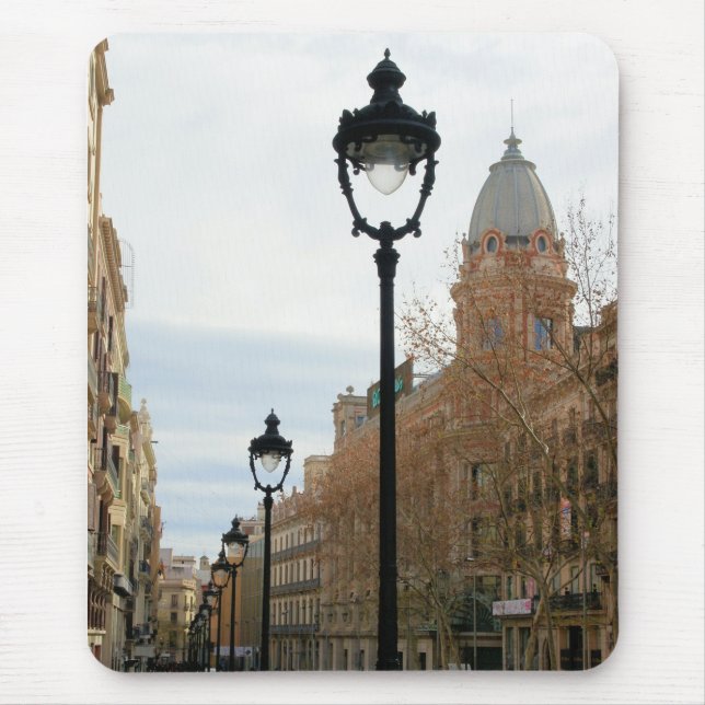 Barcelona, Spanien - Portal del Angel Mouse Pad Mousepad (Vorne)