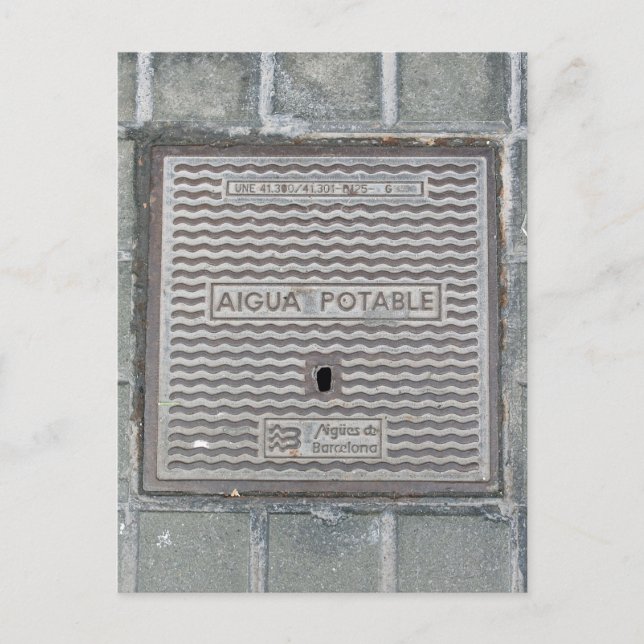 Barcelona, Spanien Postkarte (Vorderseite)