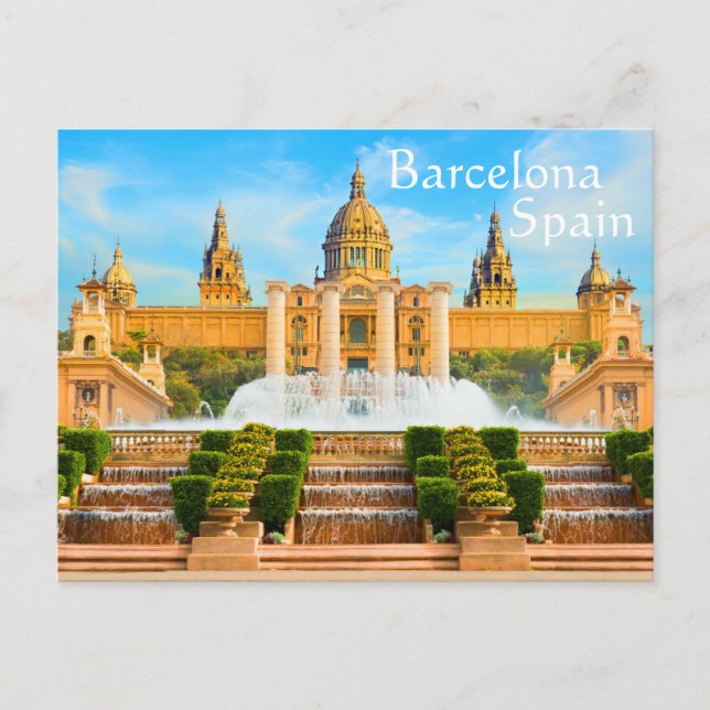 Barcelona Spanien Postkarte (Vorderseite)