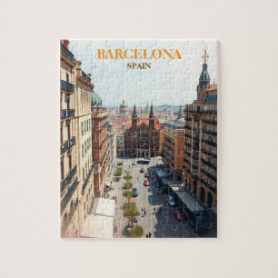 Barcelona Spanien Reise Kunst Vintage