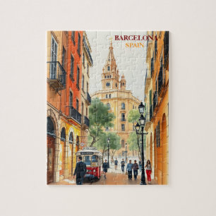 barcelona spanien Reise Kunst Vintage
