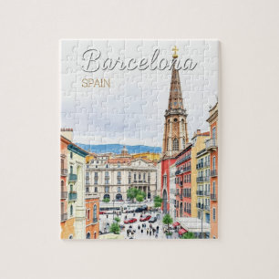 barcelona spanien Reise Kunst Vintage