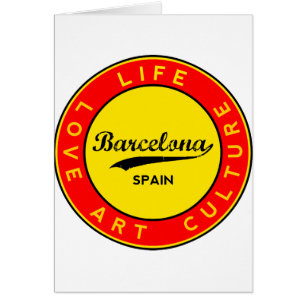Barcelona, Spanien, Roter Kreis, Kunst