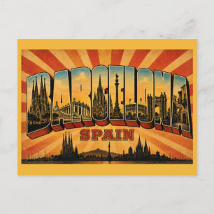 Barcelona Spanien Sagrada Familia Postkarte