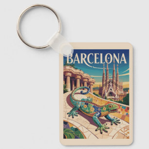 Barcelona Spanien Schlüsselanhänger
