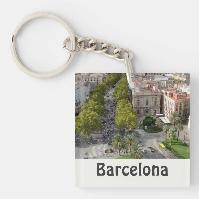 Barcelona, Spanien Schlüsselanhänger (Vorderseite)