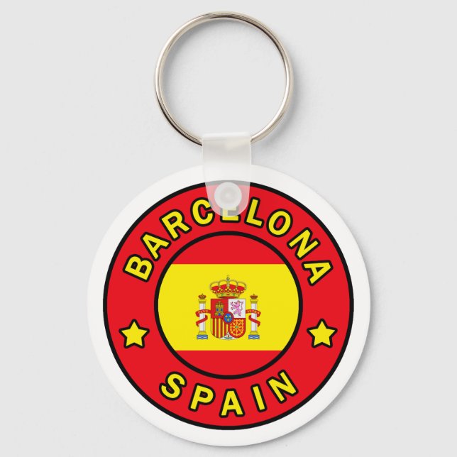 Barcelona Spanien Schlüsselanhänger (Vorderseite)