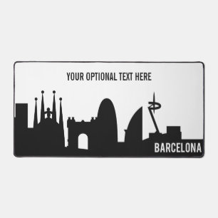 Barcelona Spanien Skyline Schreibtischunterlage