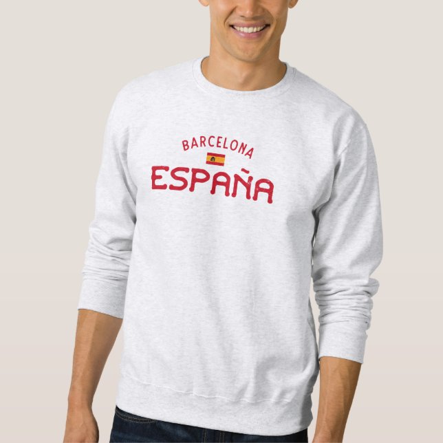 Barcelona Spanien (Spanien) Sweatshirt (Vorderseite)