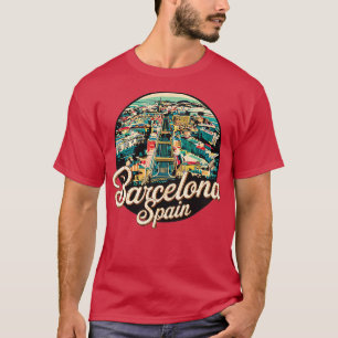 Barcelona Spanien T-Shirt