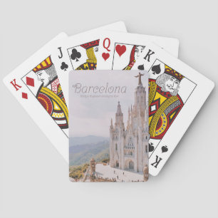 Barcelona Spanien Temple Expiatori del Sagrat Cor Spielkarten