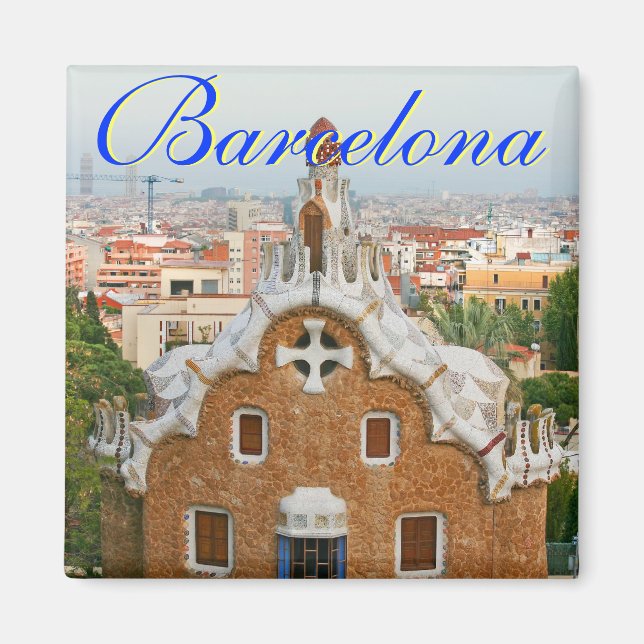 Barcelona Square Magnet (Vorne)