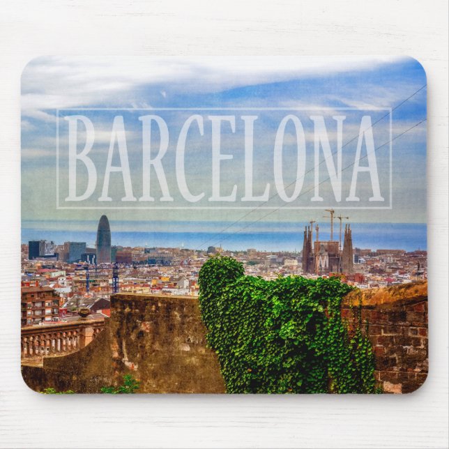 Barcelona-Stadt Mousepad (Vorne)
