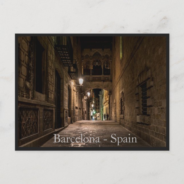 Barcelona Stadt Spanien Postcard Postkarte (Vorderseite)