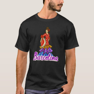 Barcelona Stadt Spanien Souvenir für Männer Frauen T-Shirt