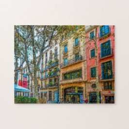 Barcelona Street Scene.