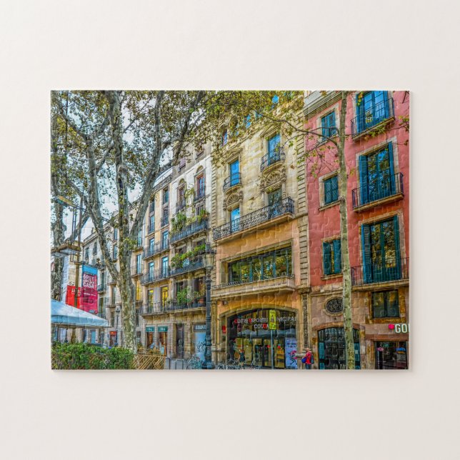 Barcelona Street Scene. (Horizontal)