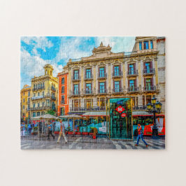 Barcelona Street Scene.