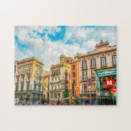Barcelona Street Scene.