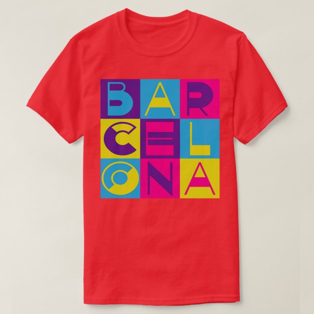 Barcelona T-Shirt (Design vorne)