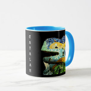 Barcelona Tasse, Spanien, Kunst, Gaudi - Lizard Tasse