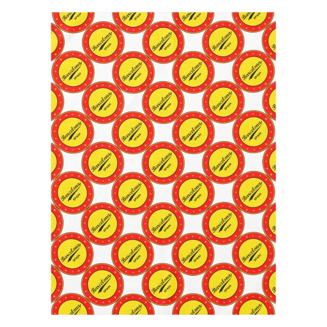 Barcelona Tischdecke (Vorderseite)