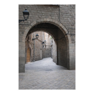 Barcelona-Torbogen — Vertikaler Durchgang Fotodruck