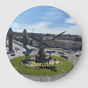 Barcelona-Uhr Große Wanduhr