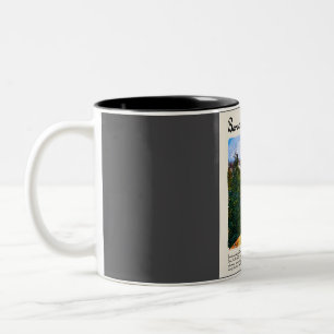 Barcelona Vintag Watercolor Reisen Zweifarbige Tasse