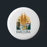 BarcelonaSkyline Button<br><div class="desc">wunderschönes Barcelona Design für alle,  die die schöne Stadt mehr als alles andere Lieben. Lang leben Barcelona,  lange leben Katalonien</div>