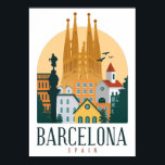 BarcelonaSkyline Poster<br><div class="desc">wunderschönes Barcelona Design für alle,  die die schöne Stadt mehr als alles andere Lieben. Lang leben Barcelona,  lange leben Katalonien</div>