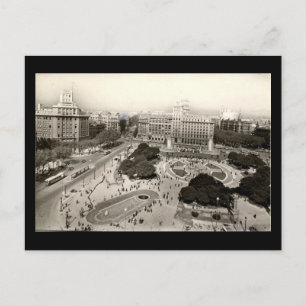 Barcelone, Ancienne carte postale