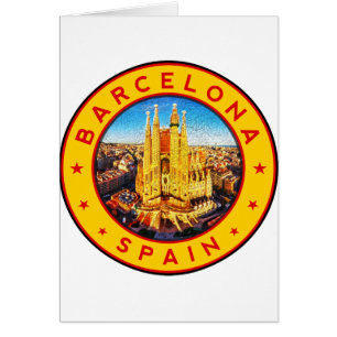 Barcelone, Espagne, cercle, jaune