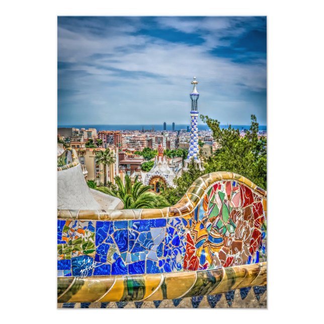 Barcelone Espagne Photo Art moderne (Devant)