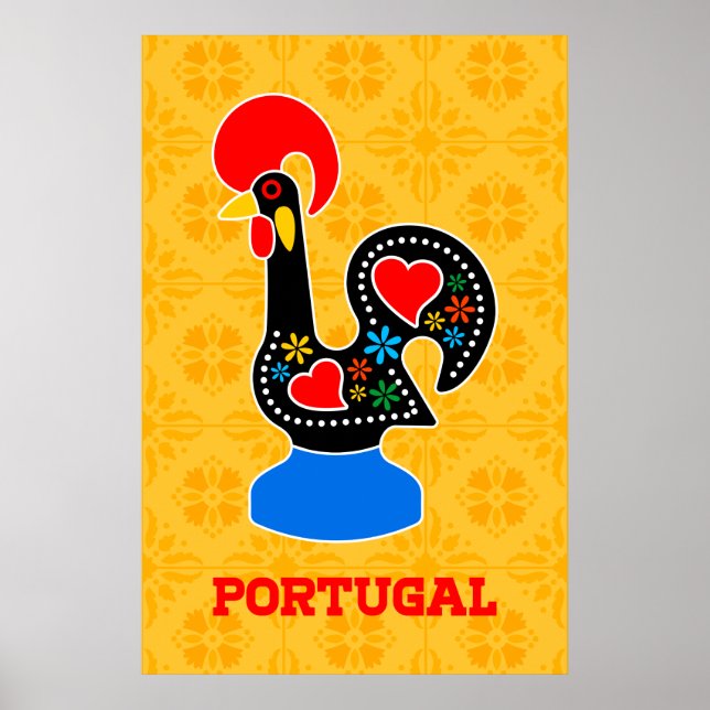 Barcelos Rooster Poster (Vorne)