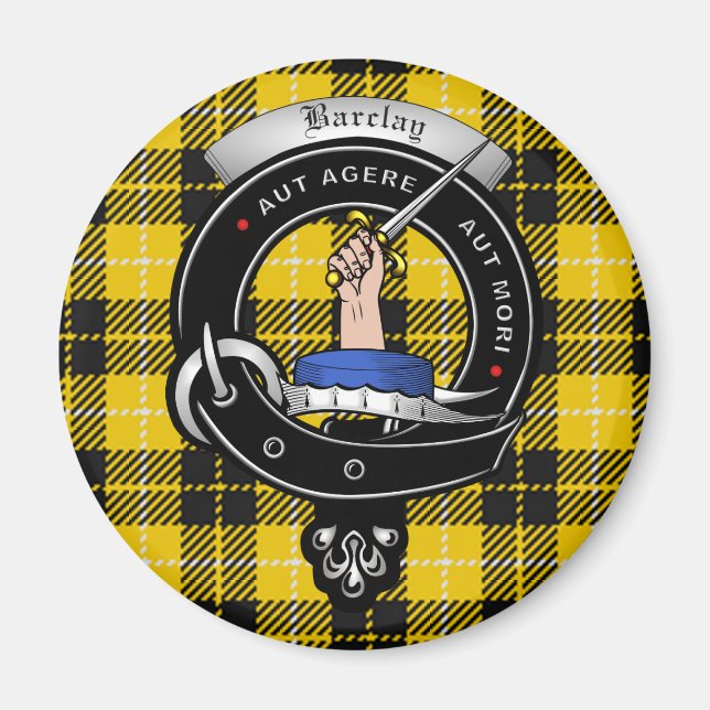 Barclay Clan Abzeichen Magnete Magnet (Vorne)