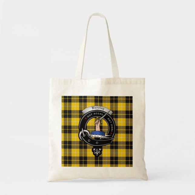 Barclay Clan Abzeichen Tartan Tasche (Vorne)