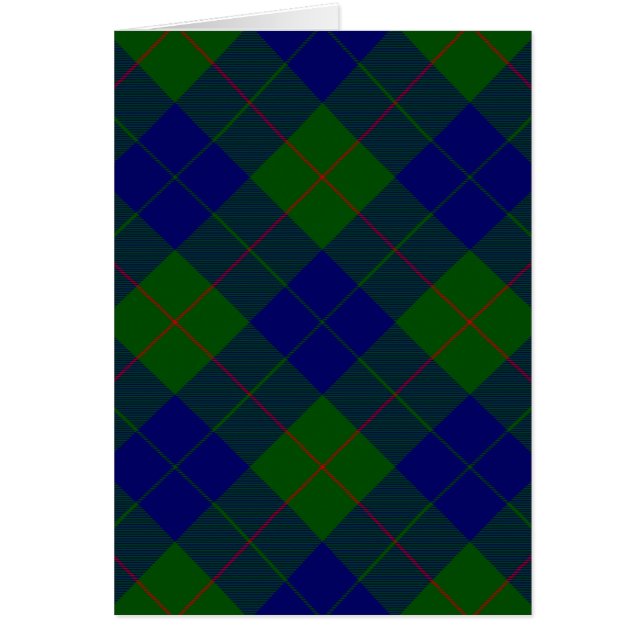 Barclay clan tartan bleu vert plaid (Devant)