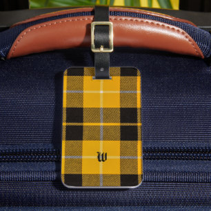 Barclay Dress Clan-Tartan mit Monogramm Gepäckanhänger