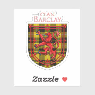 Barclay Dress Tartan Scottish Kariert Aufkleber