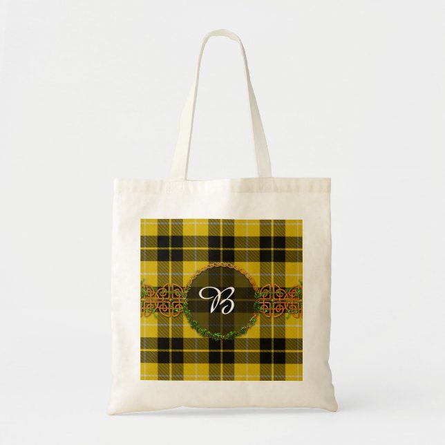 Barclay Dress Tartan und Monogramm Tragetasche (Vorne)