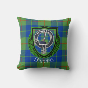 Barclay-Schottischer-Clan-Tartan-Wappen Kissen