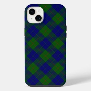 Barclay-Tartan blau grün kariert iPhone 14 Plus Hülle