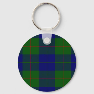 Barclay-Tartan blau grün kariert Schlüsselanhänger