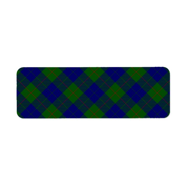 Barclay Tartan Blau kariert (Vorne)